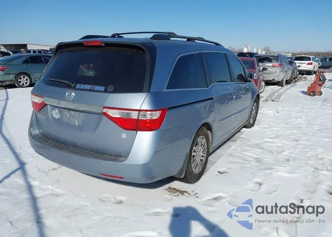 2011 Honda Odyssey Ex-L from USA, damaged, VIN 5FNRL5H64BB085532